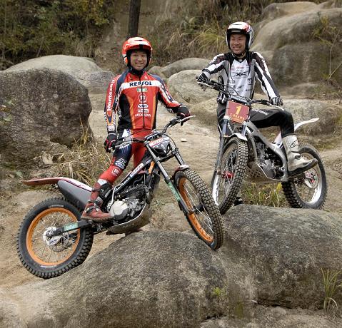 フジガス号に乗る08版 | トライアル自然山通信