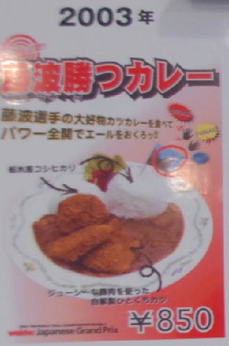 2003年型フジガスカレー