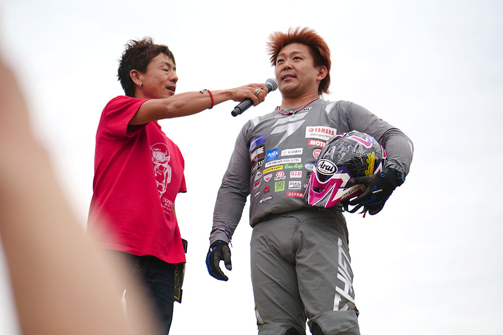 優勝した野崎史高